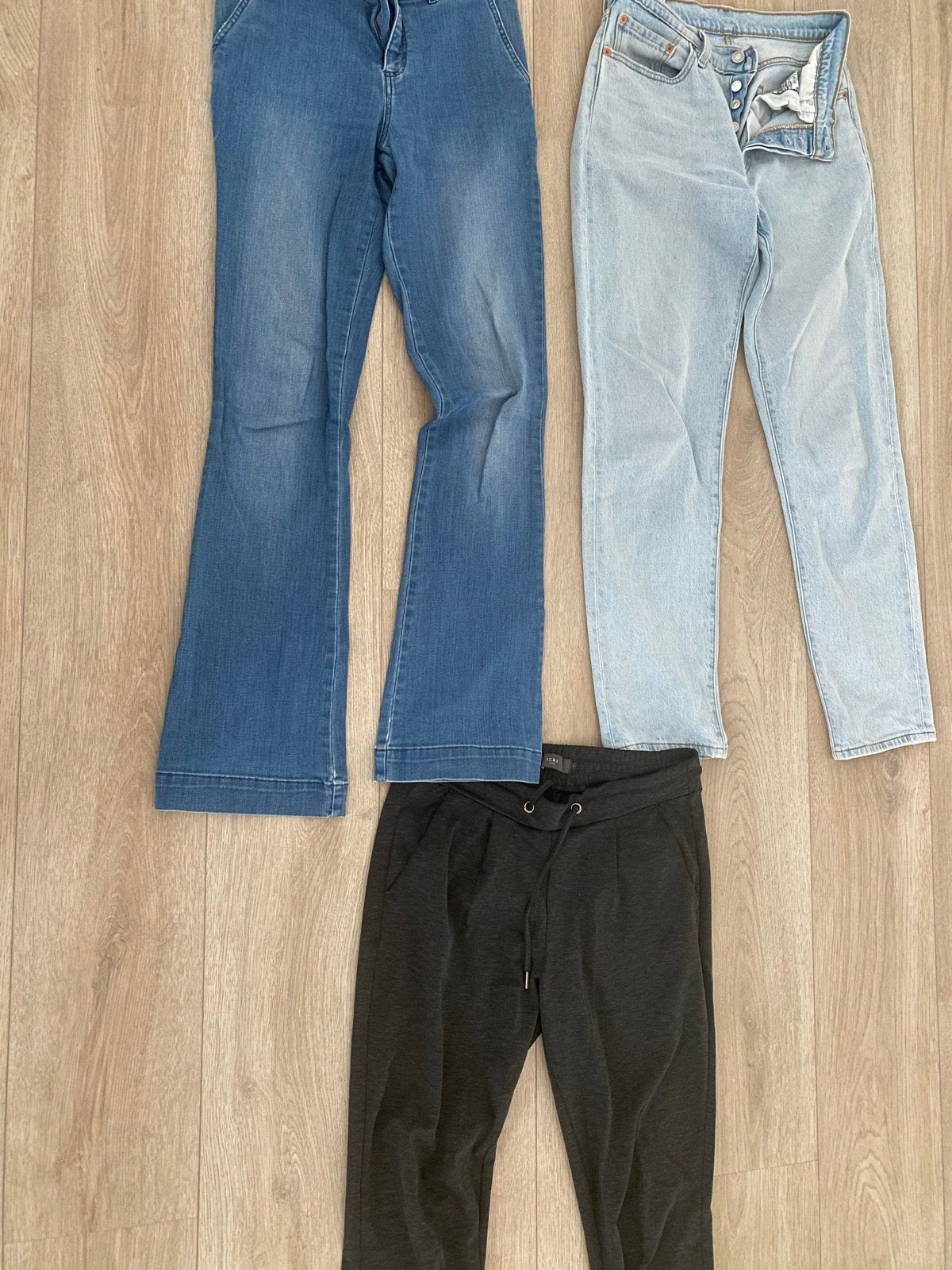 Dames broeken: Levi's, By-Bar, ICHI (3 stuks), Meerkleurig, Ophalen of Verzenden, Maat 36 (S), Lang