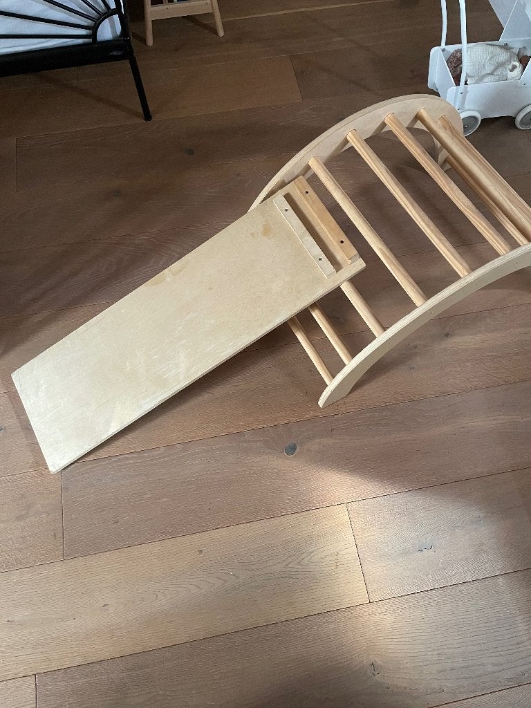 Glijbaan/klimrek, Kinderen en Baby's, Speelgoed | Houten speelgoed, Ophalen, Zo goed als nieuw, Overige typen
