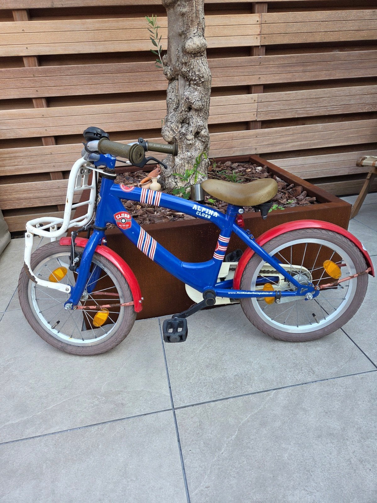 Kinderfiets 16 inch Alpina Clubb, Ophalen, Terugtraprem, Alpina Clubb, 16 tot 20 inch