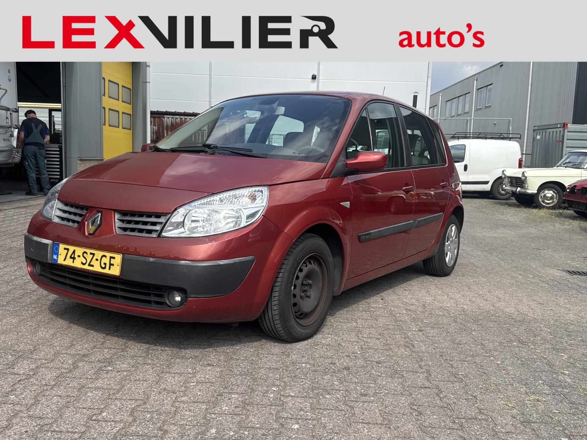 Renault Scénic 1.6-16V Business Line Automatic, 1345 kg, Stof, Gebruikt, 4 cilinders
