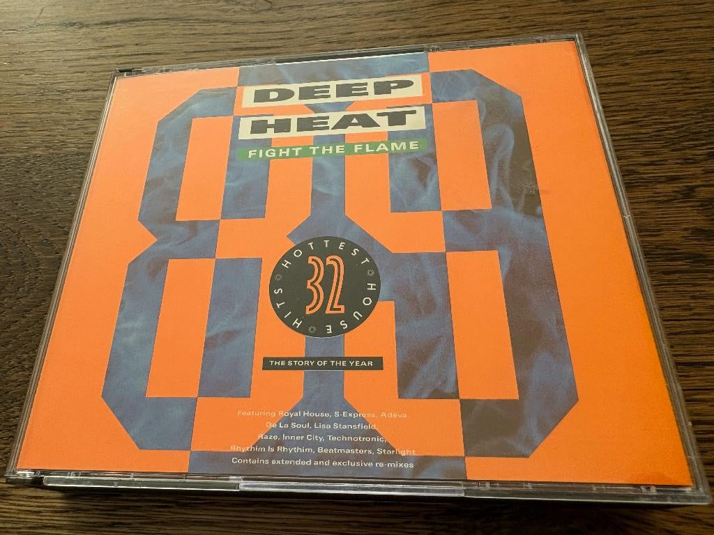 Deep Heat '89 2-CD BOX Rhythim Is HOUSE Technotronic, Verzenden, Gebruikt, Dance Populair