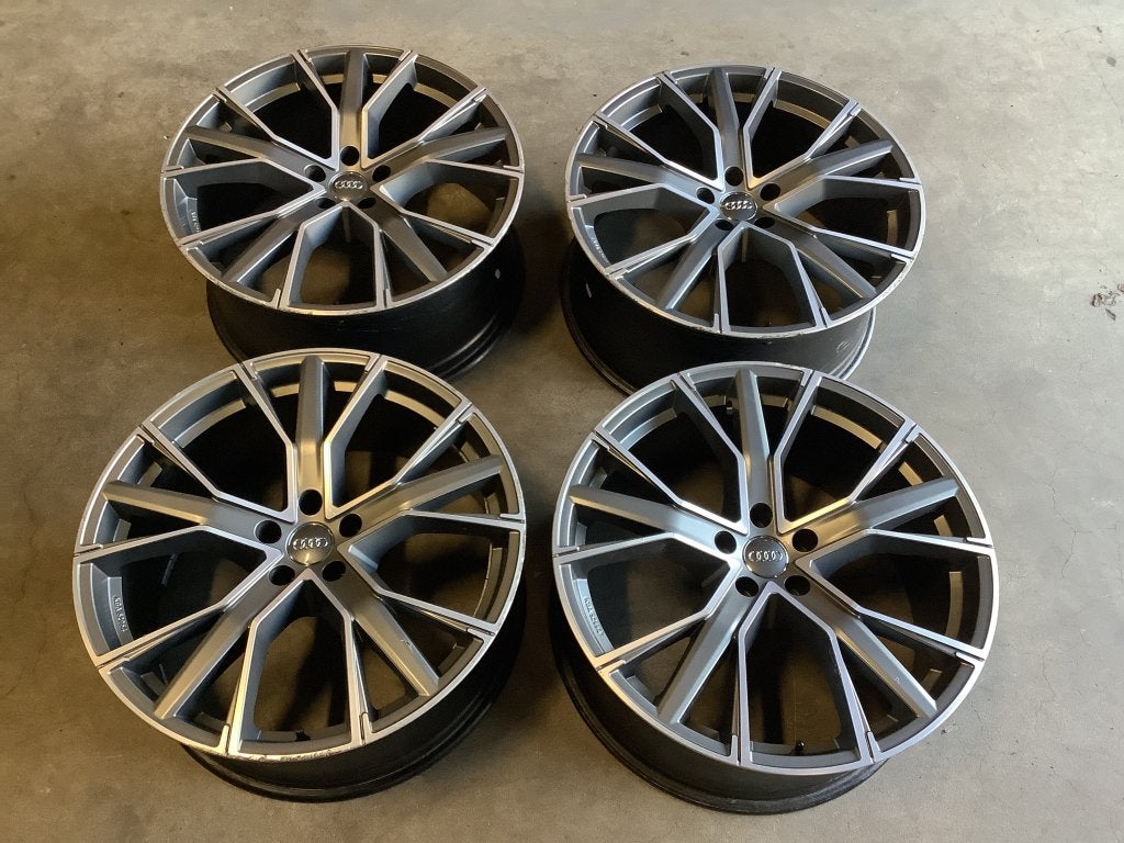 Audi 21 inch S line velgen | Q7 Q5 E-tron A7, Gebruikt, Velg(en), Info@velgenset.nl, Velgenset