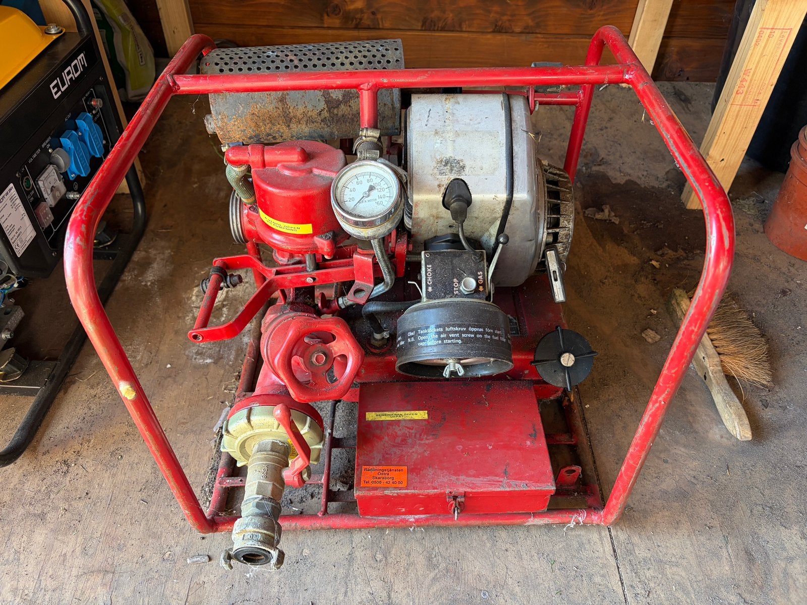 Waterpomp van brandweerauto, Tuin en Terras, Waterpompen, Ophalen, Gebruikt
