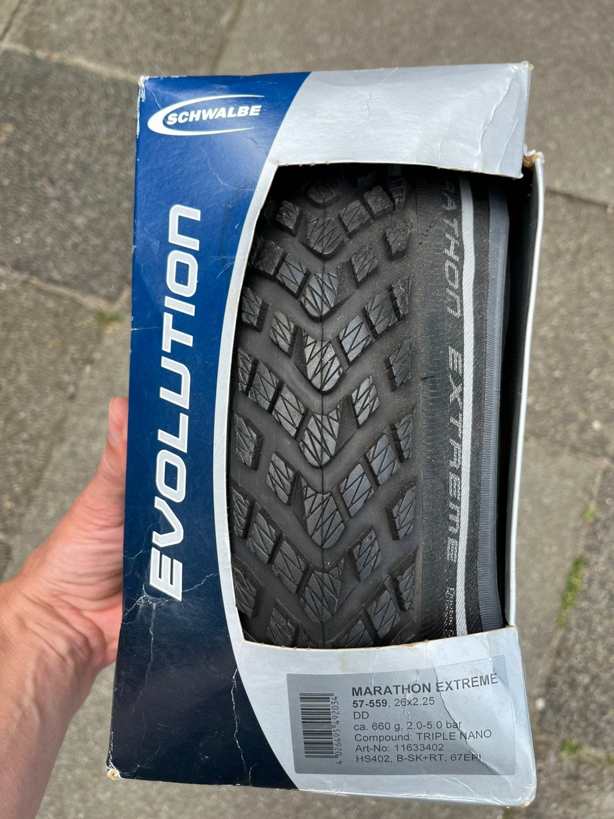 Schwalbe marathon extreme nieuw in doos., Fietsen en Brommers, Ophalen, Nieuw, Band