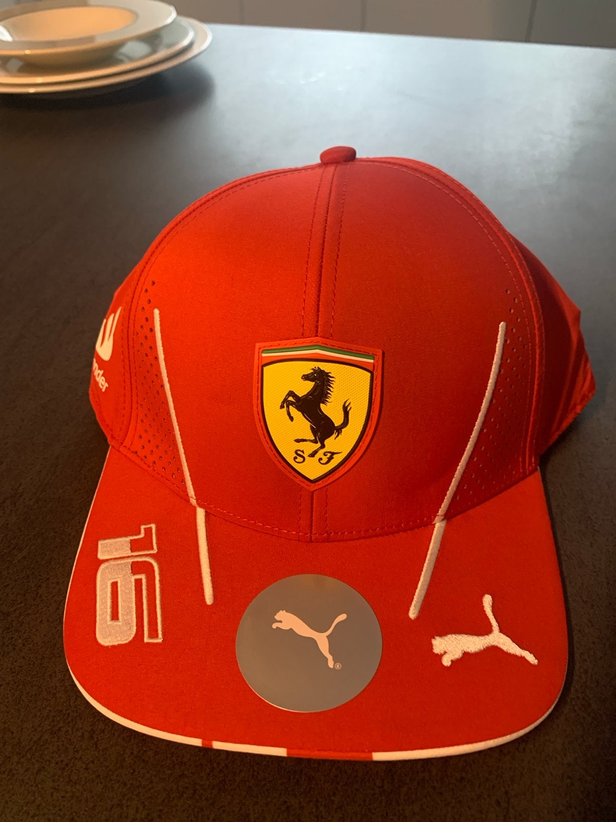 Nieuwe Ferrari Puma SF RP LECLERC 16 Cap - One Size, Ophalen of Verzenden, Nieuw, One size fits all, Pet