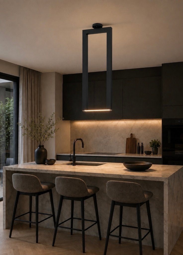 Ilfari hanglamp design zwart twv € 580,00 nieuw in doos!