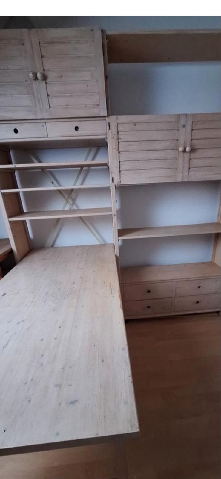 Lundia/ wedeka Houten Bureau-kast, Ophalen, Opbergruimte, Gebruikt, Hout