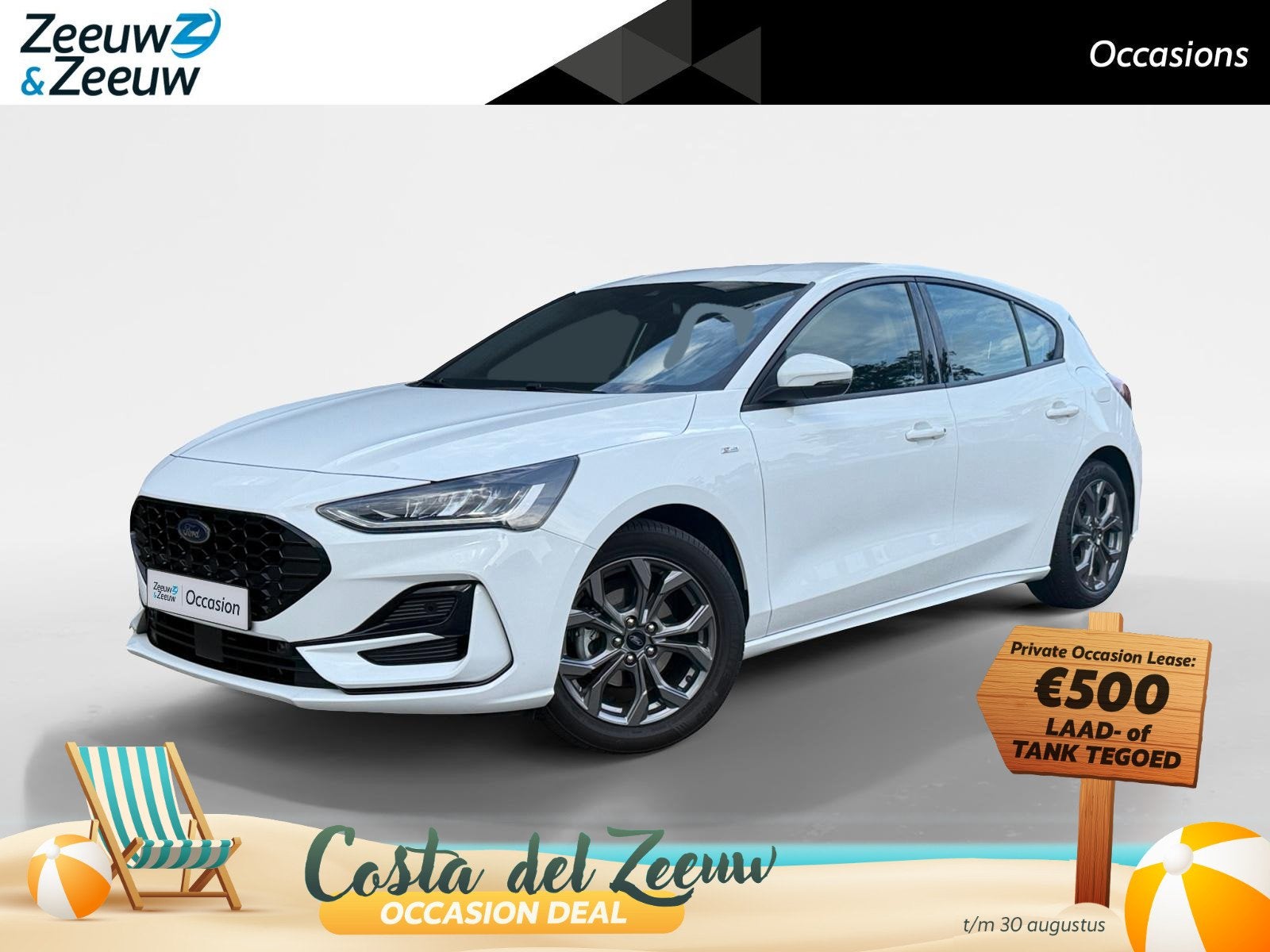 Ford Focus 1.0 EcoBoost Hybrid ST Line | NL-Auto | Dealer On, 12 maanden, Gebruikt, Euro 6, 1299 kg