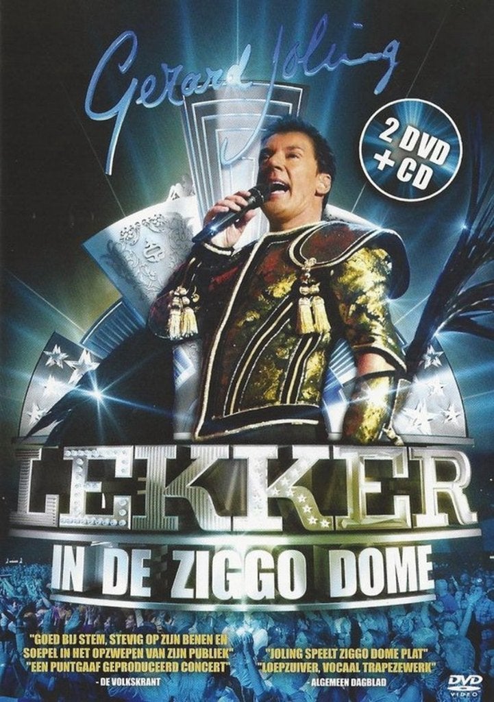 Joling Gerard - Lekker Live In De Ziggo Dome 2XDVD1xCDNieuw, Alle leeftijden, Verzenden, Zo goed als nieuw, Overige typen
