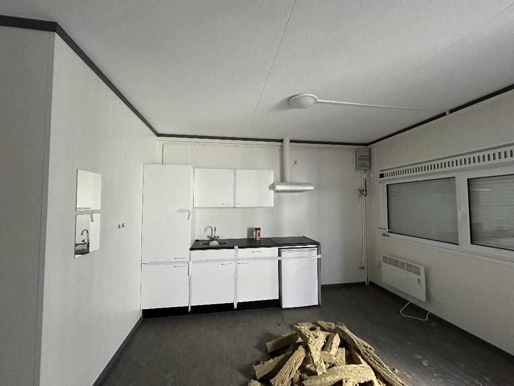 Woonunit 54m2 | 6 x 9 meter | slaapkamer en keuken, Ophalen, Gebruikt