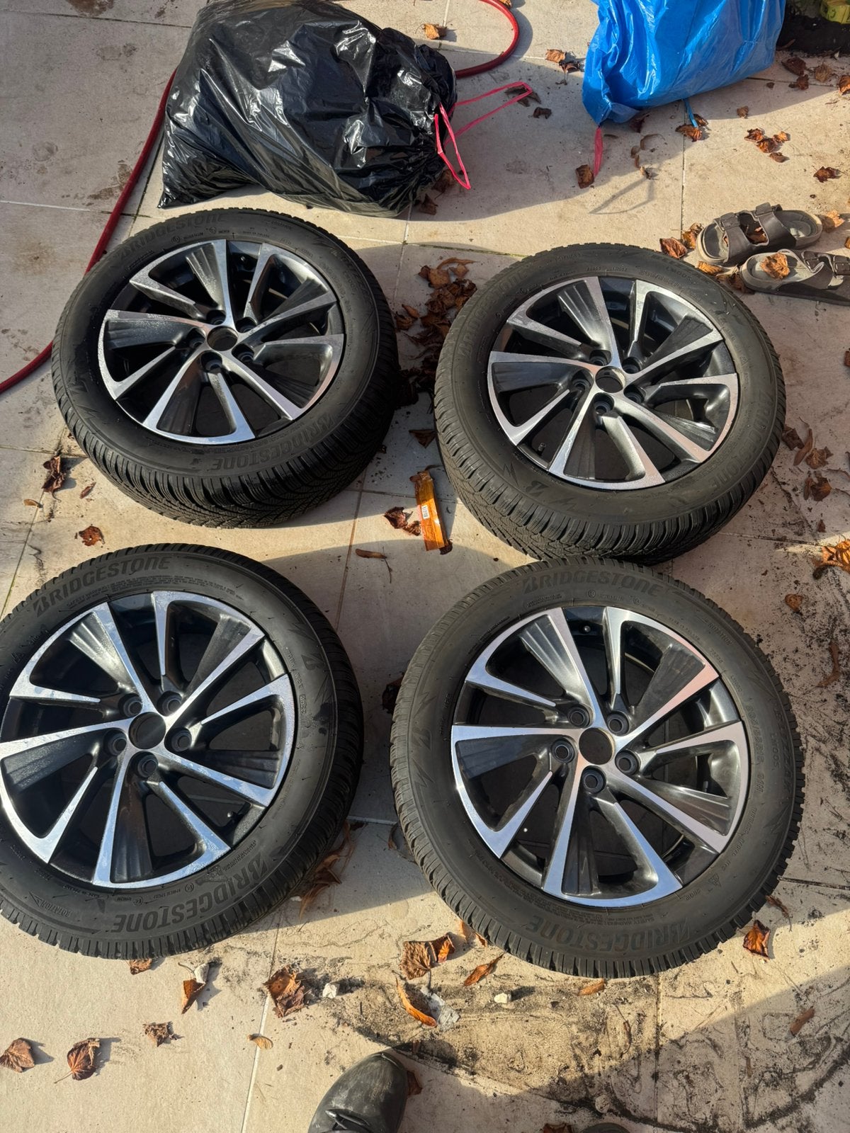 Lexus ct 200 velgen met 4 zgan winterbanden bridgestone, Auto-onderdelen, Ophalen, Gebruikt, 16 inch, Banden en Velgen