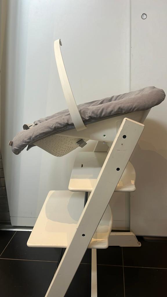 Stokke tripp trapp incl. New born zitje, Kinderen en Baby's, Kinderstoelen, Ophalen, Zo goed als nieuw, Meegroeistoel