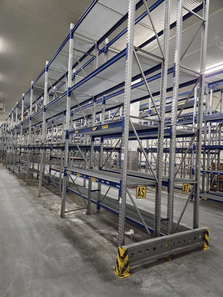 SSI Schafer PR600 palletstelling gebruikt, draagverm. 3900kg, HMS Magazijninrichtingen BV, Zo goed als nieuw, Info@hmsmagazijninrichtingen.nl