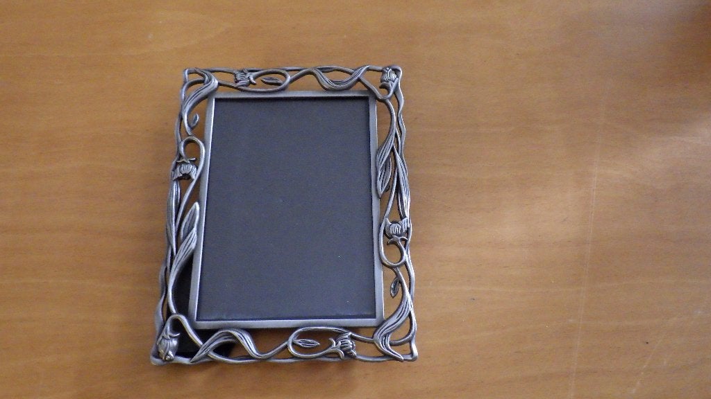 oud tin fotolijstje, Ophalen of Verzenden