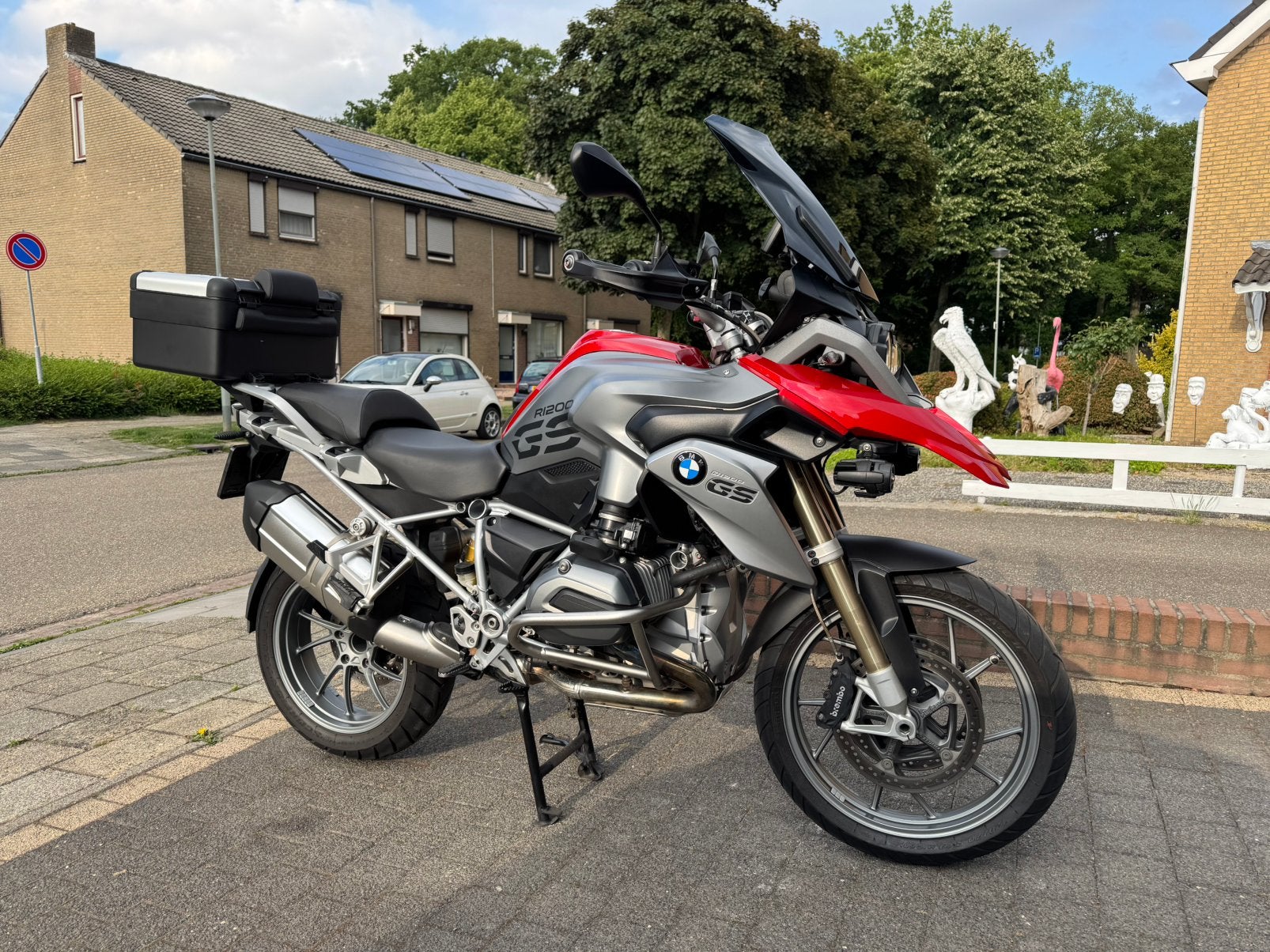 BMW R1200 GS LC - Racing Red Metallic - 45.932km NIEUWSTAAT, Motoren, Motoren | BMW, 2 cilinders, Occasion, Motorrijbewijs A, 1170 cc