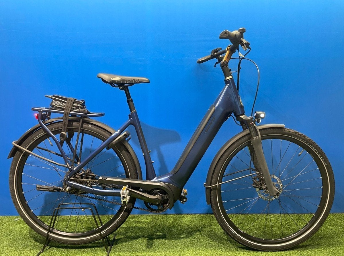 Giant Dailytour Dames Blauw 53cm, Fietsen en Brommers, Elektrische fietsen, Ophalen, Gebruikt, -, -