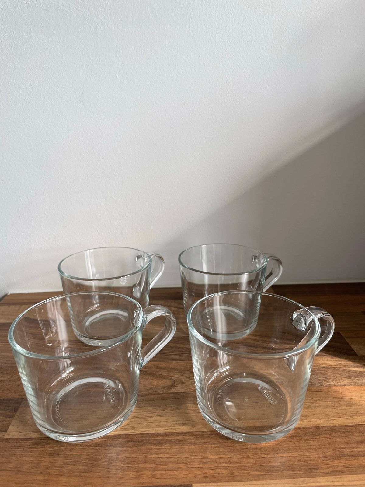 IKEA 365+ Glazen Mokken - Set van 4, IKEA, Ophalen of Verzenden, Zo goed als nieuw, Glas