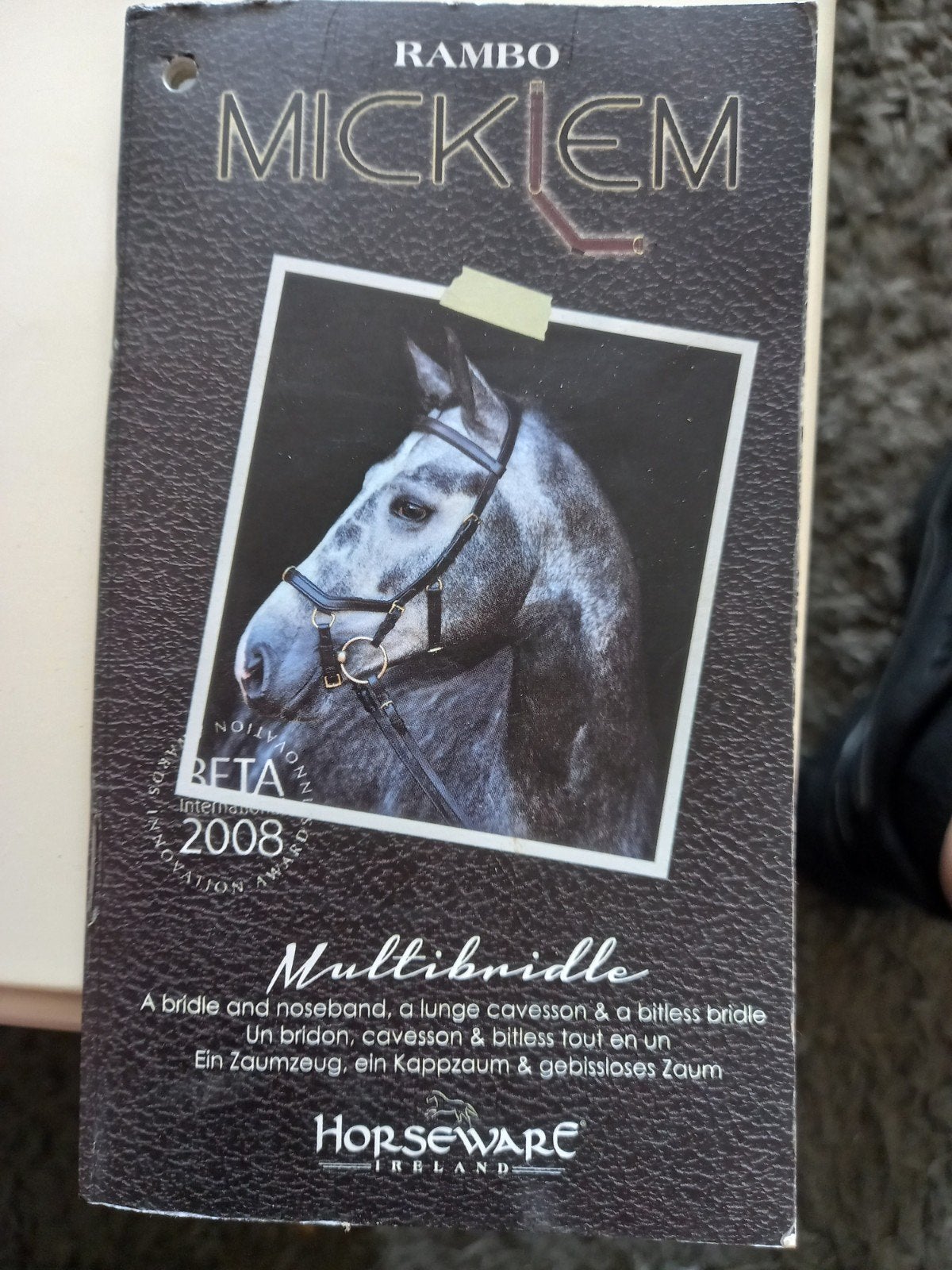 Rambo Micklem Multibridle maat SH Full / Paard, Ophalen of Verzenden, Gebruikt, Overige soorten