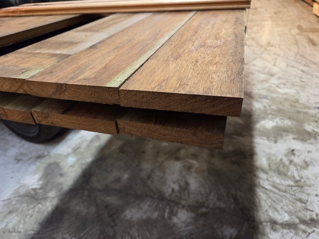 13 Hardhouten planken 2.3x13.7 cm / 3.30 m lang - nr: HP437, Ophalen, 250 cm of meer, Planken, Hardhout