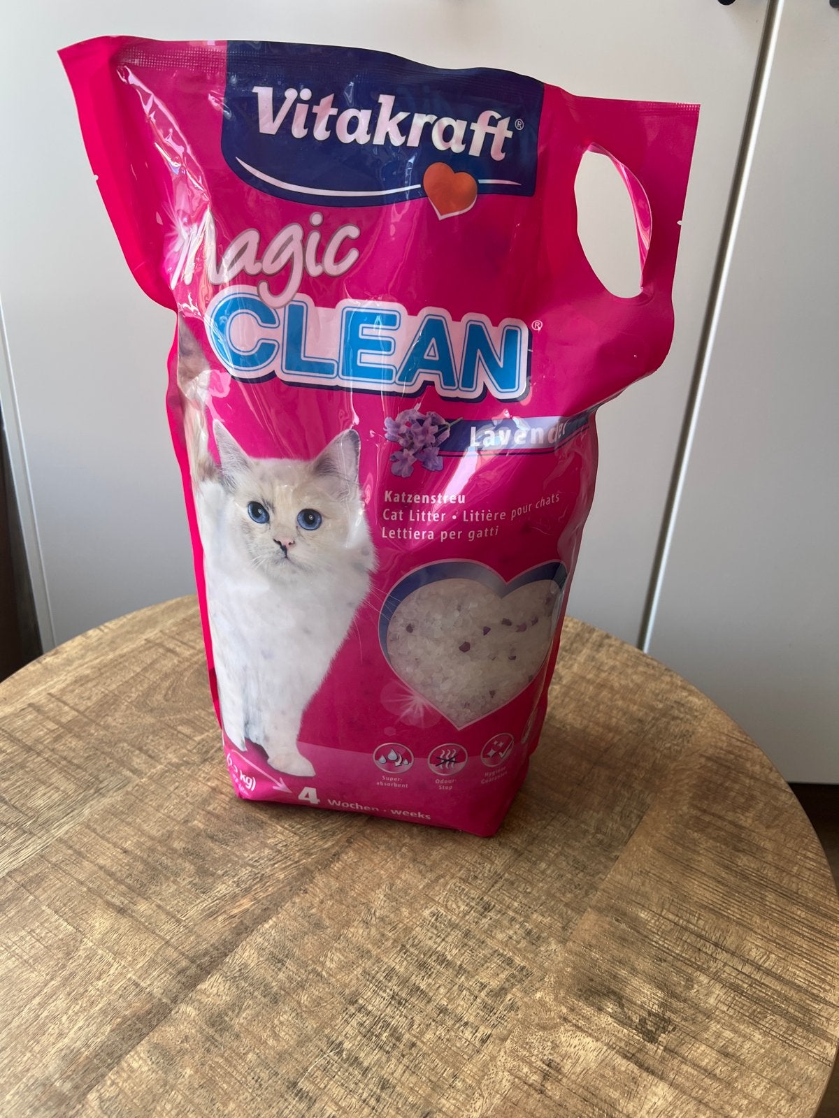 Nieuwe zak kattenbak korrels vitakraft, Ophalen