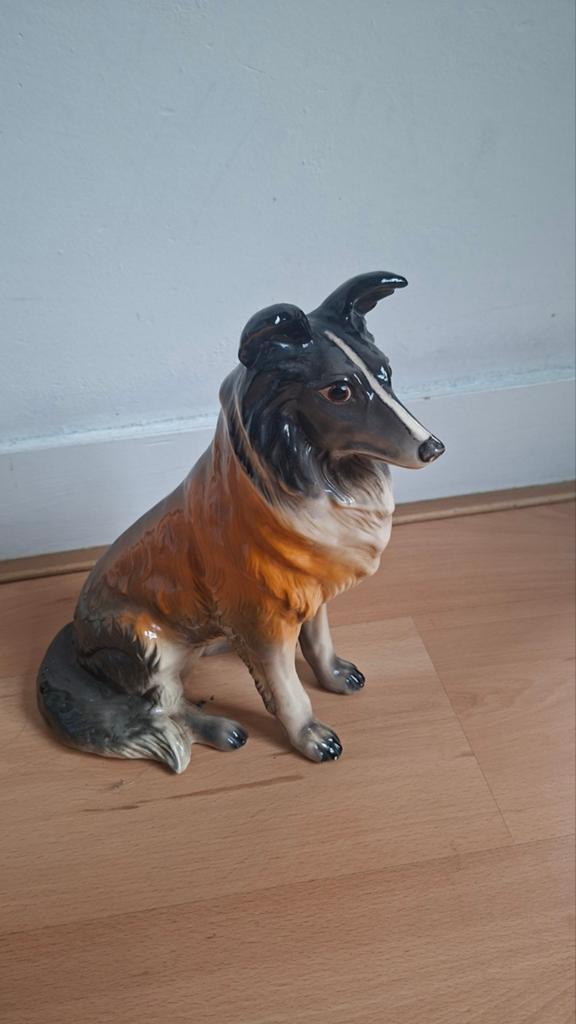 Vintage Jema Holland Schotse Collie beeld (Lassie) #233, Ophalen of Verzenden, Dier