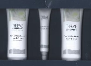Therme Handcreame-Relaxing Serum-Body Butter, Ophalen of Verzenden, Nieuw, Bodylotion, Crème of Olie