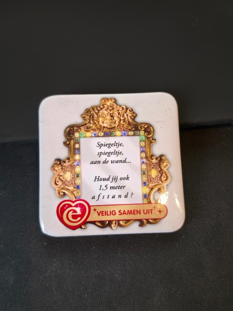 Efteling veilig samen uit button, Ophalen of Verzenden, Nieuw, Button of Speldje