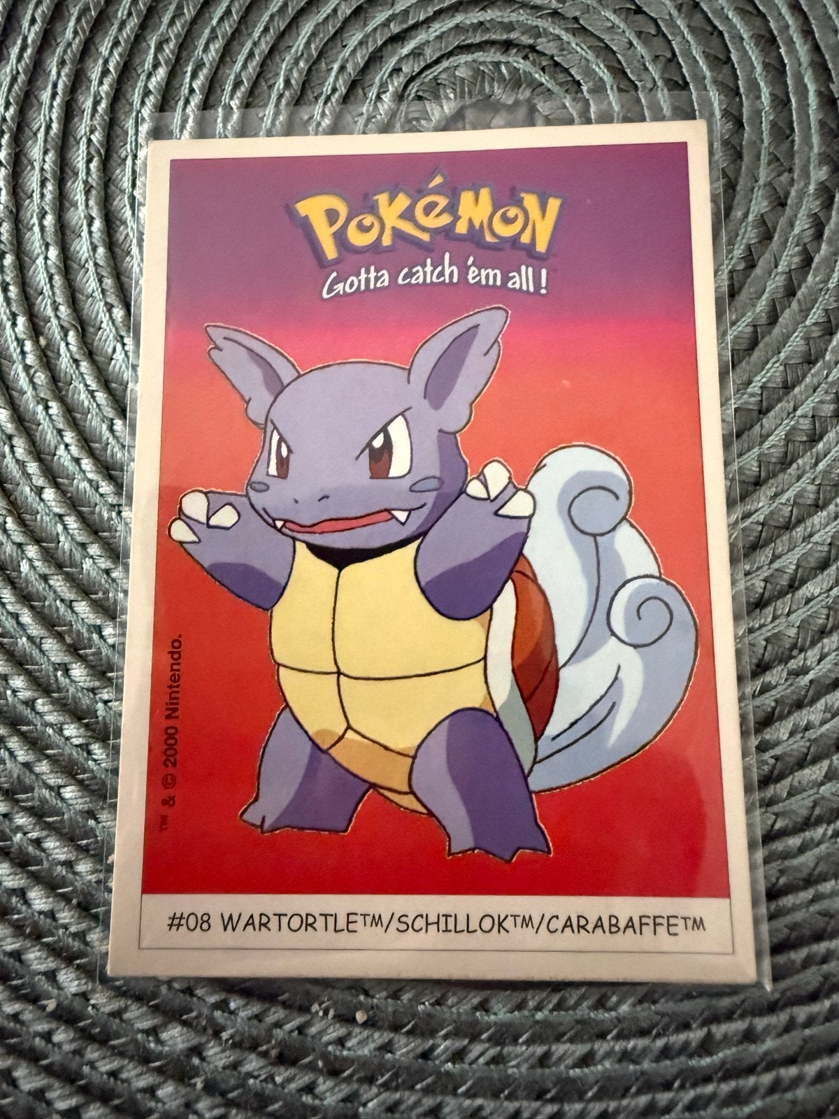Pokémon Wartortle Sticker - Dunkin Boomer 2000, Hobby en Vrije tijd, Verzamelkaartspellen | Pokémon, Ophalen of Verzenden, Gebruikt