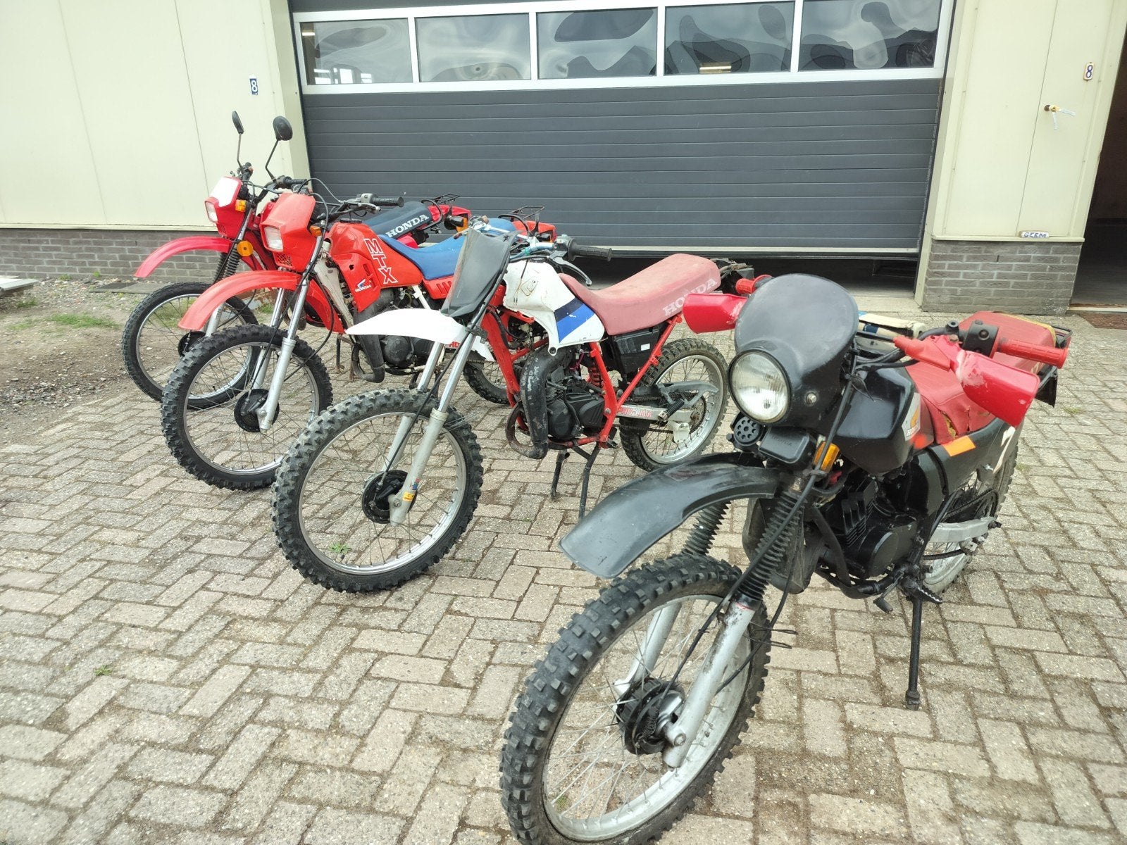 Honda mtx 50cc 4 STUKS oldtimers brommer, Ophalen, Gebruikt, 50 cc, MTX