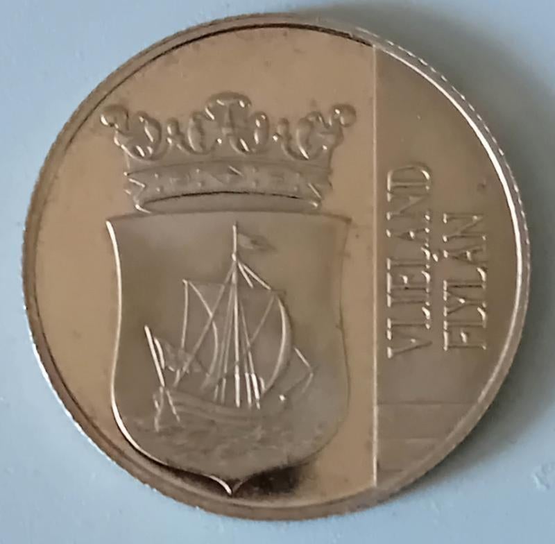 100 Jaar gastvrij 1 FLYNT 1906-2006,VLIELAND-FLYLAN, Ophalen of Verzenden, Nederland, Munten