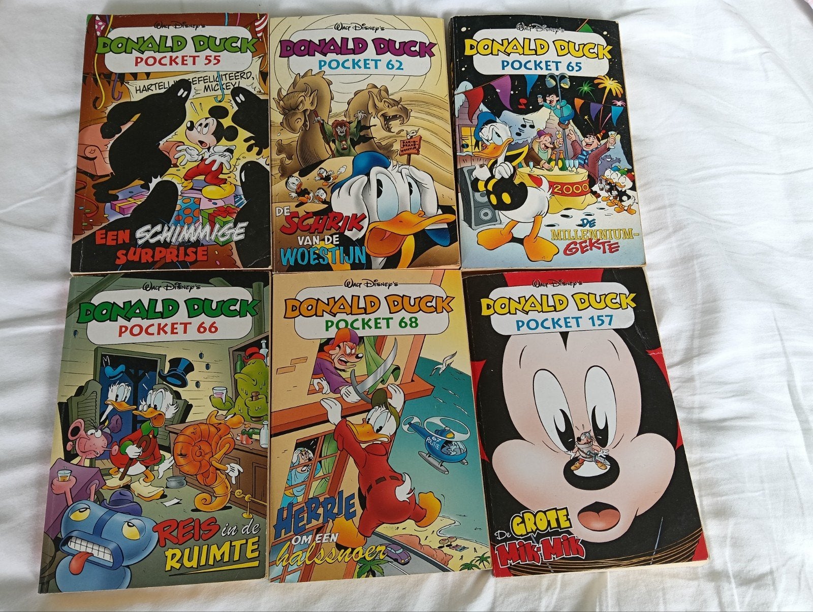 Donald Duck Pockets, Dubbel pockets en mini pockets, Meerdere stripboeken, Ophalen, Gelezen