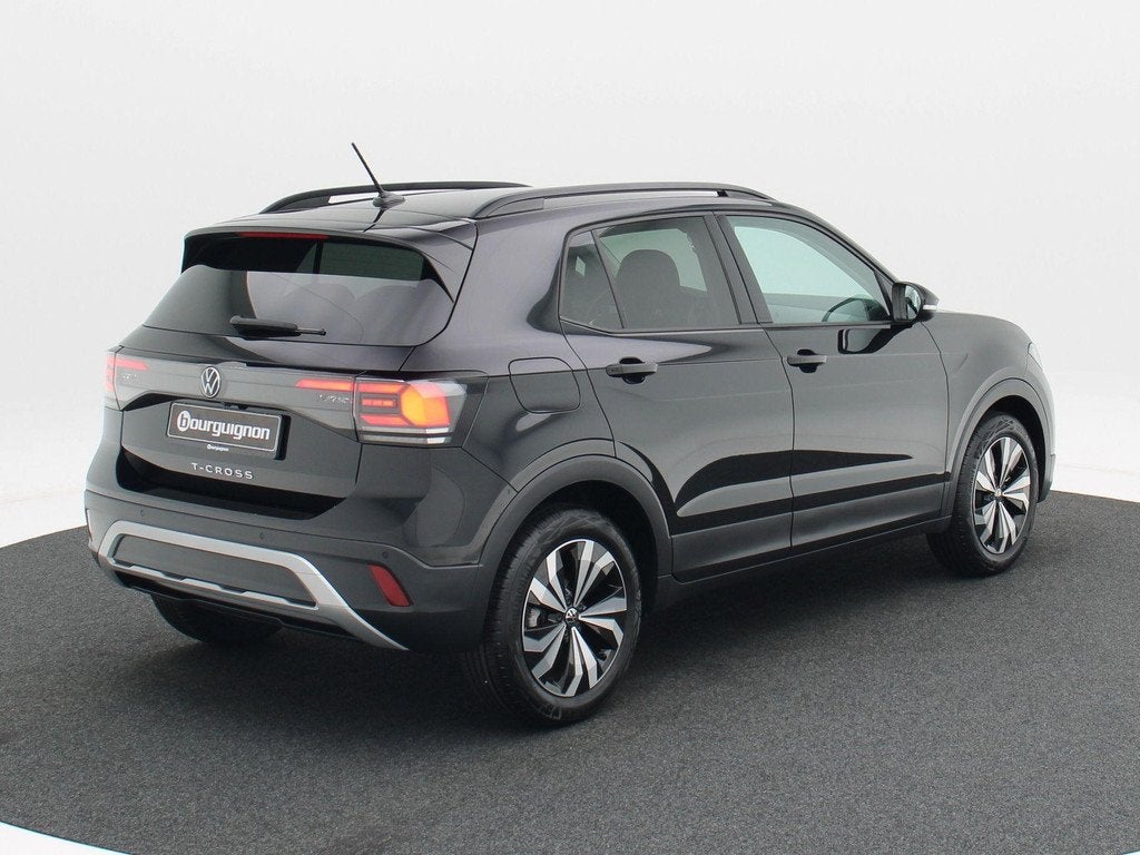 Volkswagen T-Cross Life Edition 1.0 TSI 116 pk | Stoelverwar, Auto's, Volkswagen, Euro 6, Zwart, Nieuw, 3 cilinders