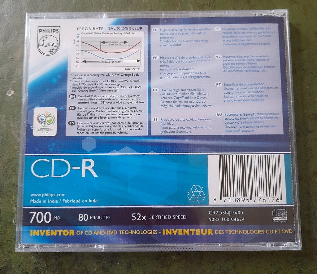 CD discs - rewritable - Philips, Computers en Software, Verzenden, Nieuw, Dvd