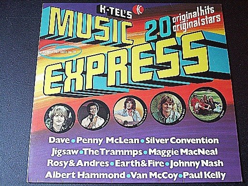 LP - K-Tel's Music Express 20 original hits (1976), LP, Gebruikt, Ophalen of Verzenden, 12 inch