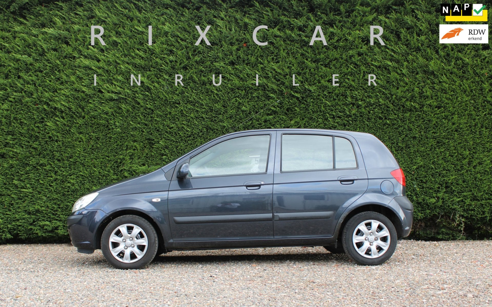 Hyundai Getz 1.4i Active Cool INRUILKOOPJE, Auto's, Hyundai, Voorwielaandrijving, Zwart, 4 cilinders, Origineel Nederlands