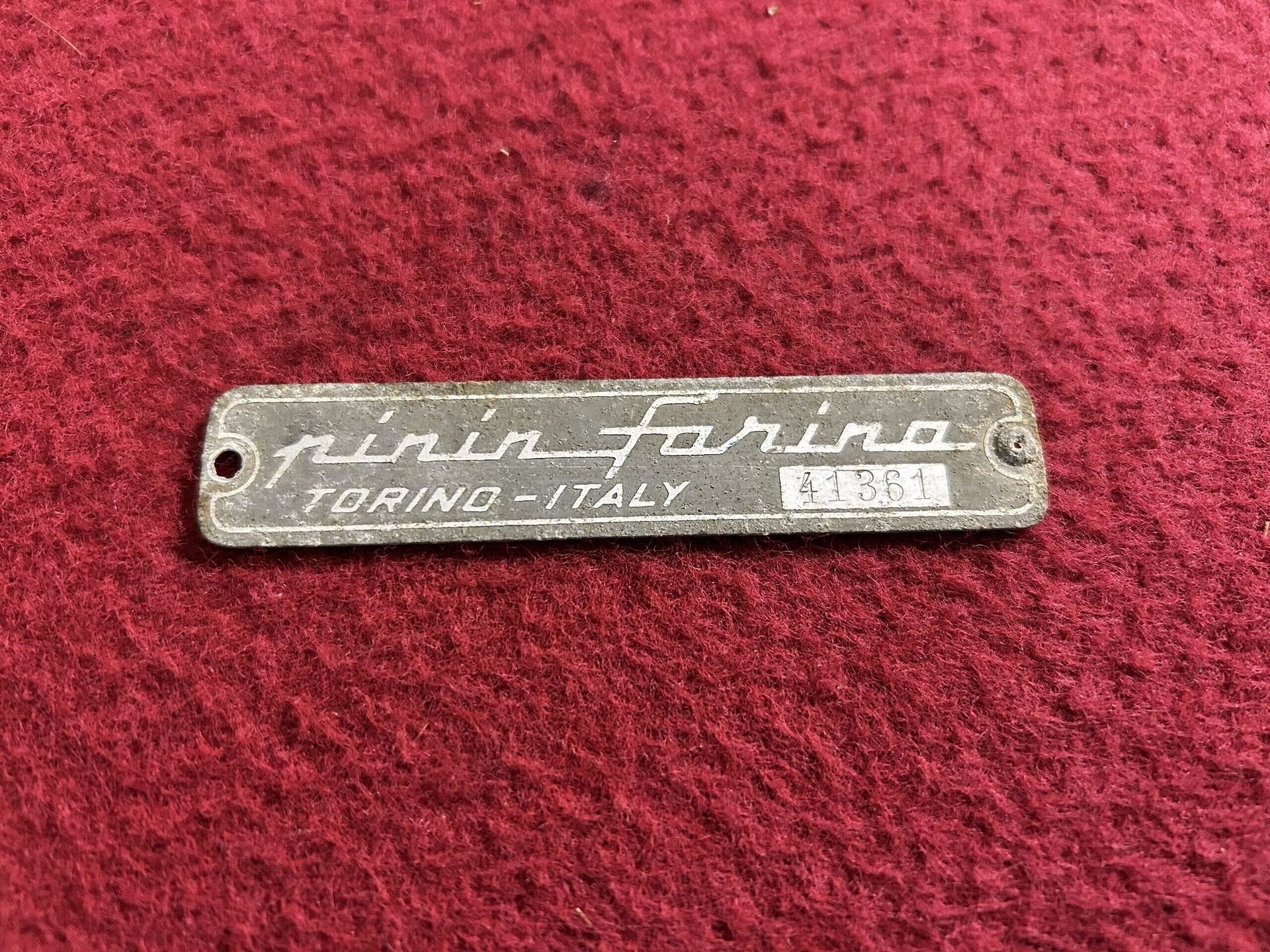 pininfarina” TORINO – ITALY plaat, Gebruikt, -, -, Ophalen of Verzenden