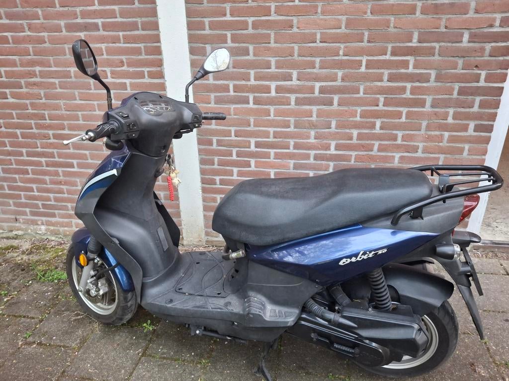 Blauwe sim orbit, Fietsen en Brommers, Ophalen, Gebruikt, Benzine, Orbit