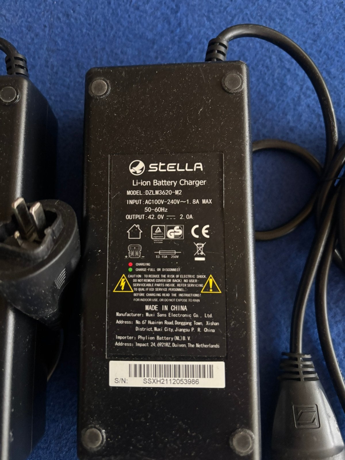 stella battery changer elek fiets., Fietsen en Brommers, Fietsaccessoires | Fietsaccu's, Ophalen of Verzenden, Zo goed als nieuw