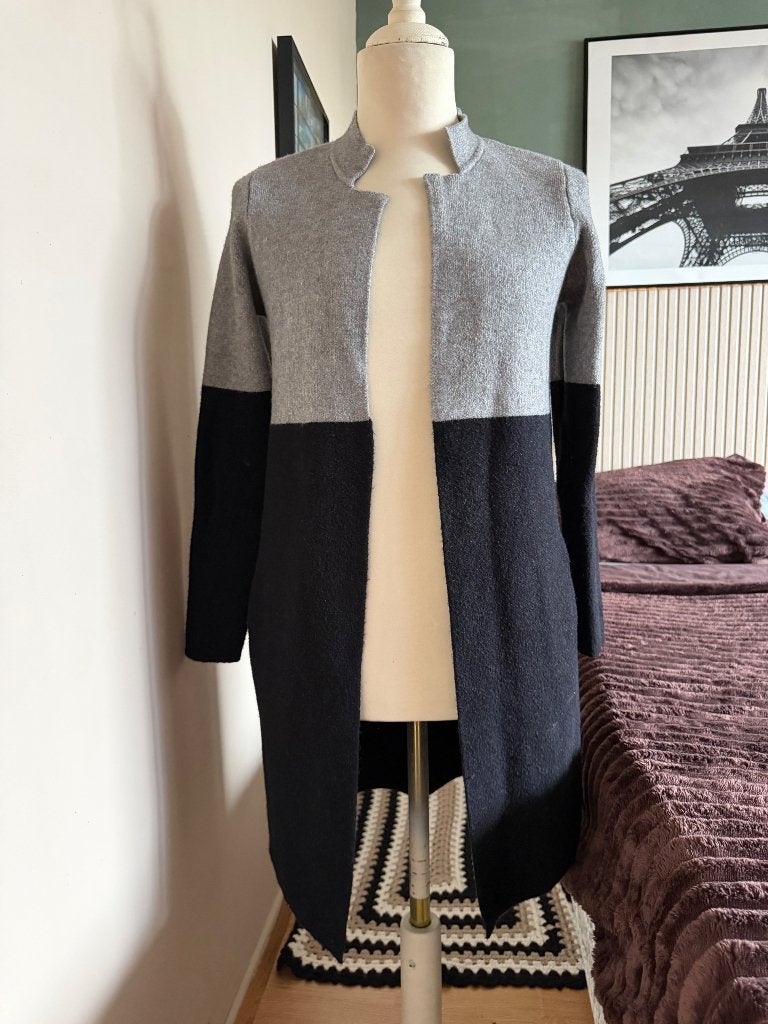 Morgan De Toi lange cardigan vest maat S, Maat 38/40 (M), Meerkleurig, Zo goed als nieuw, Morgan