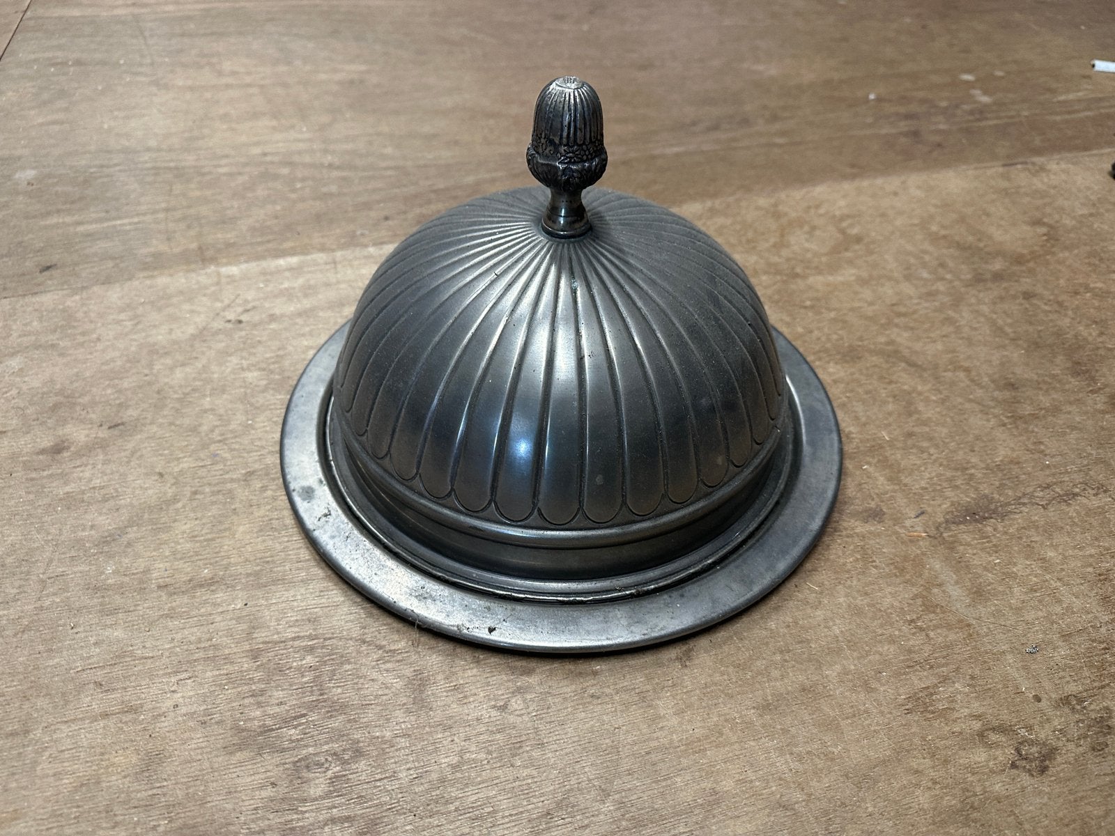 Metalen Cloche dienblad vintage, Ophalen of Verzenden, Zo goed als nieuw