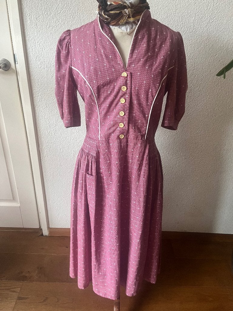 Mooie Vintage traditionele Dirndl van Trachten Wenger mt 40, Maat 38/40 (M), Werner, Ophalen of Verzenden, Overige thema's