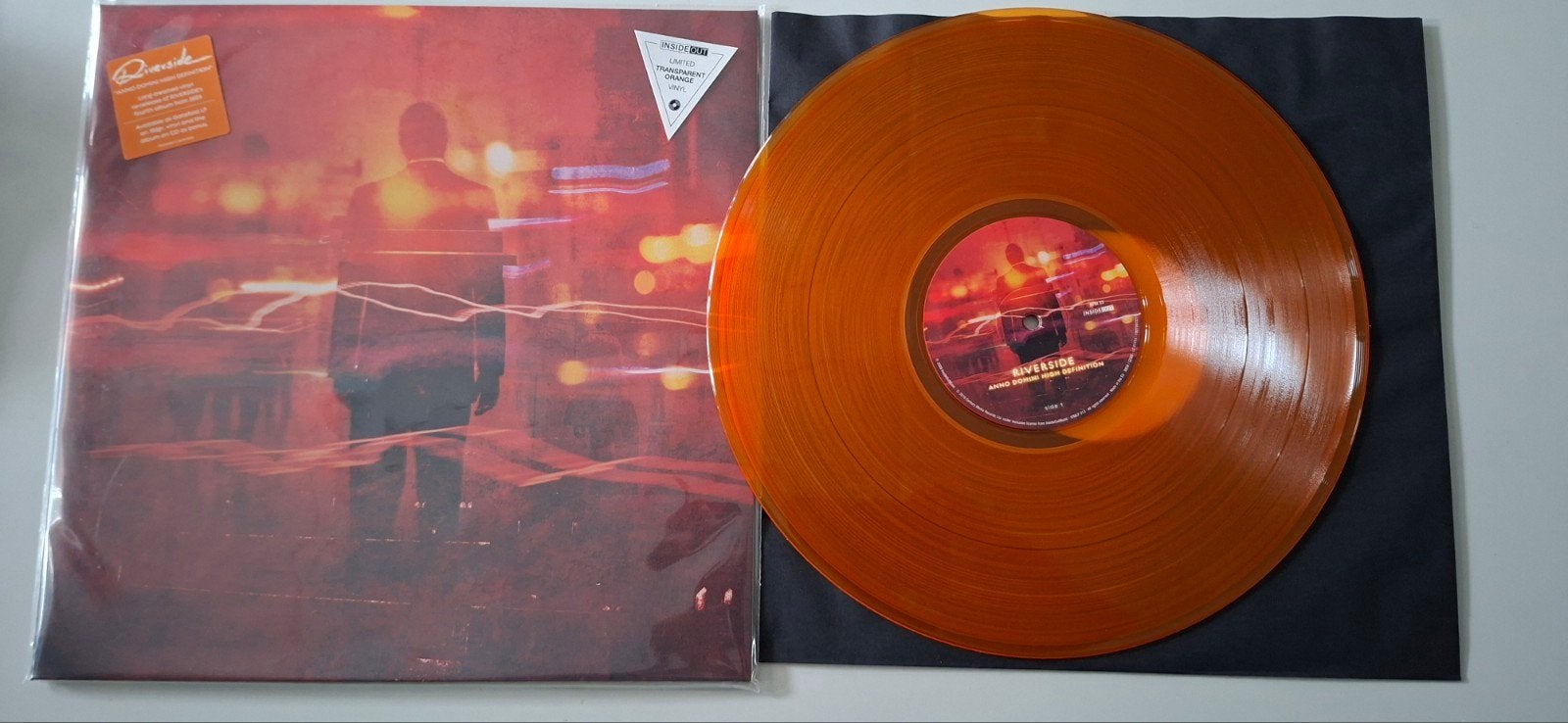 RIVERSIDE ADHD LIMITED ORANGE COLOR VINYL incl Cd, LP, Progressive Rock, Colored vinyl, Ophalen of Verzenden