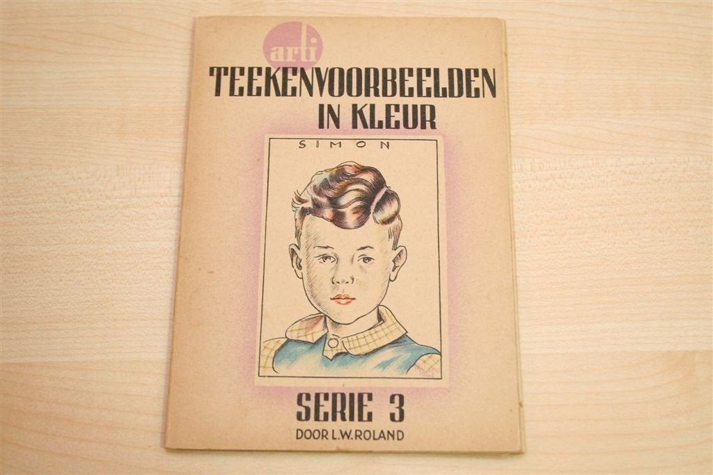 Teekenvoorbeelden [1942] — Leporello met 6 Briefkaarten, Ophalen of Verzenden, Gelezen