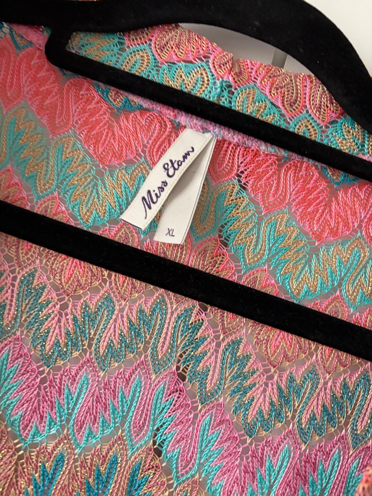 Foto 2 van Miss Etam Kimono Vest XL - Kleurrijk en Stijlvol
