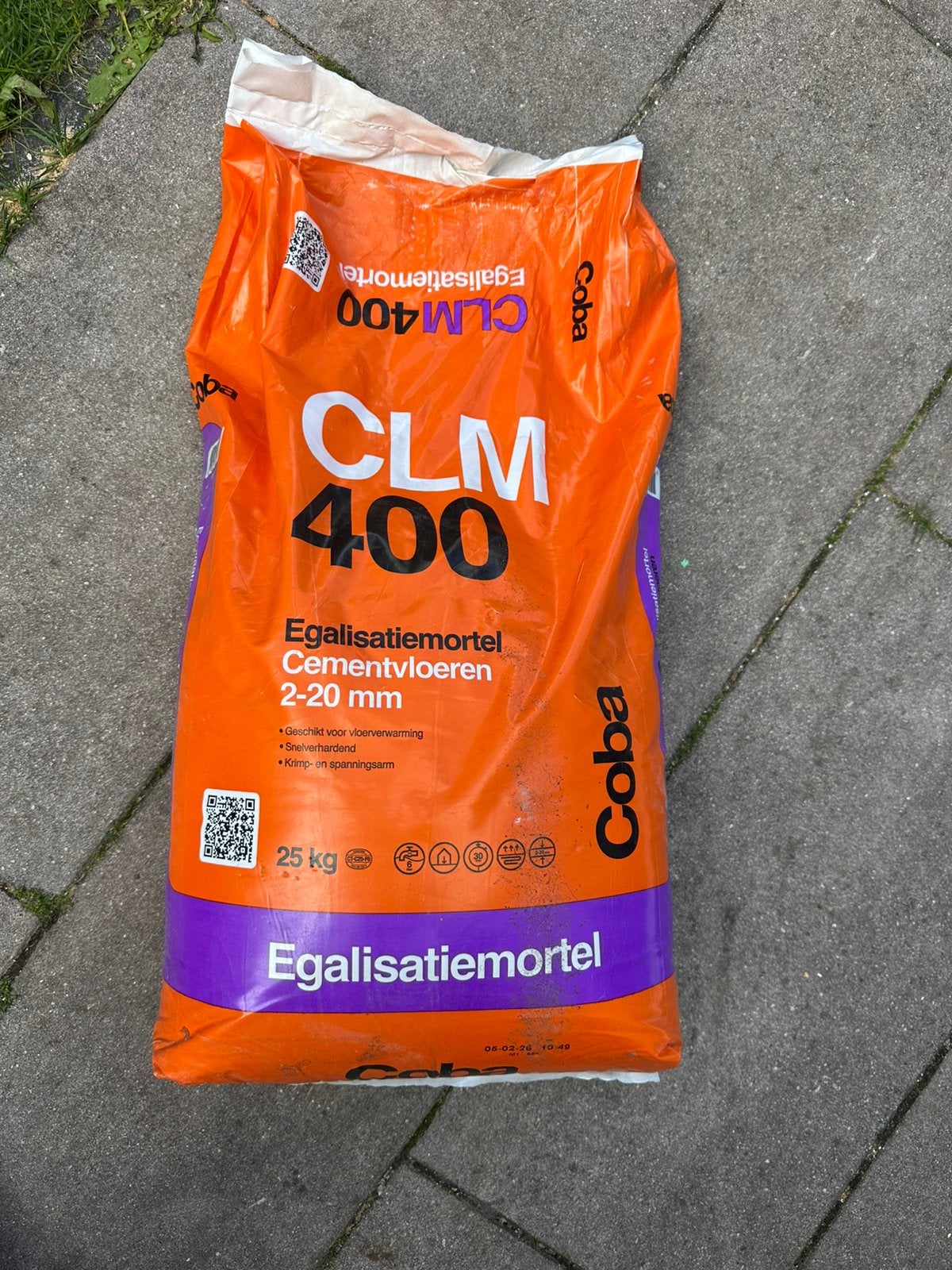 Egalisatiemortel, Ophalen, Minder dan 20 cm, Zo goed als nieuw, 10 m² of meer