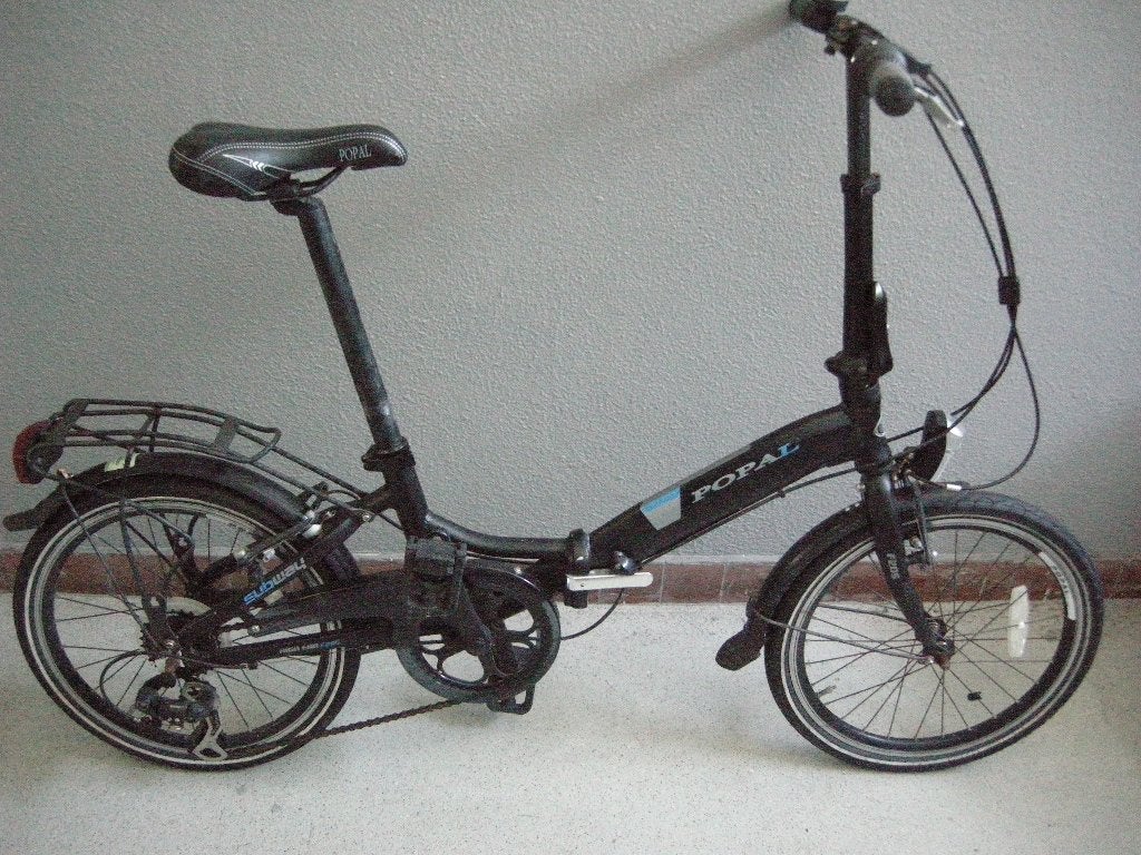Popal Subway F205 versnelling 20" fiets - zeer nette st., 20 inch of meer, Gebruikt, Velgrem, Totaal opvouwbaar
