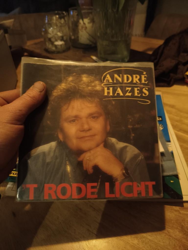 André Hazes - 't Rode Licht (Vinyl Single), Ophalen of Verzenden, Gebruikt