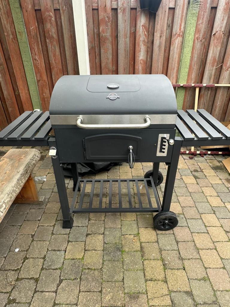 Te koop: zeer mooie BBQ jamestown grill. 1x gebruikt., Ophalen of Verzenden, Zo goed als nieuw