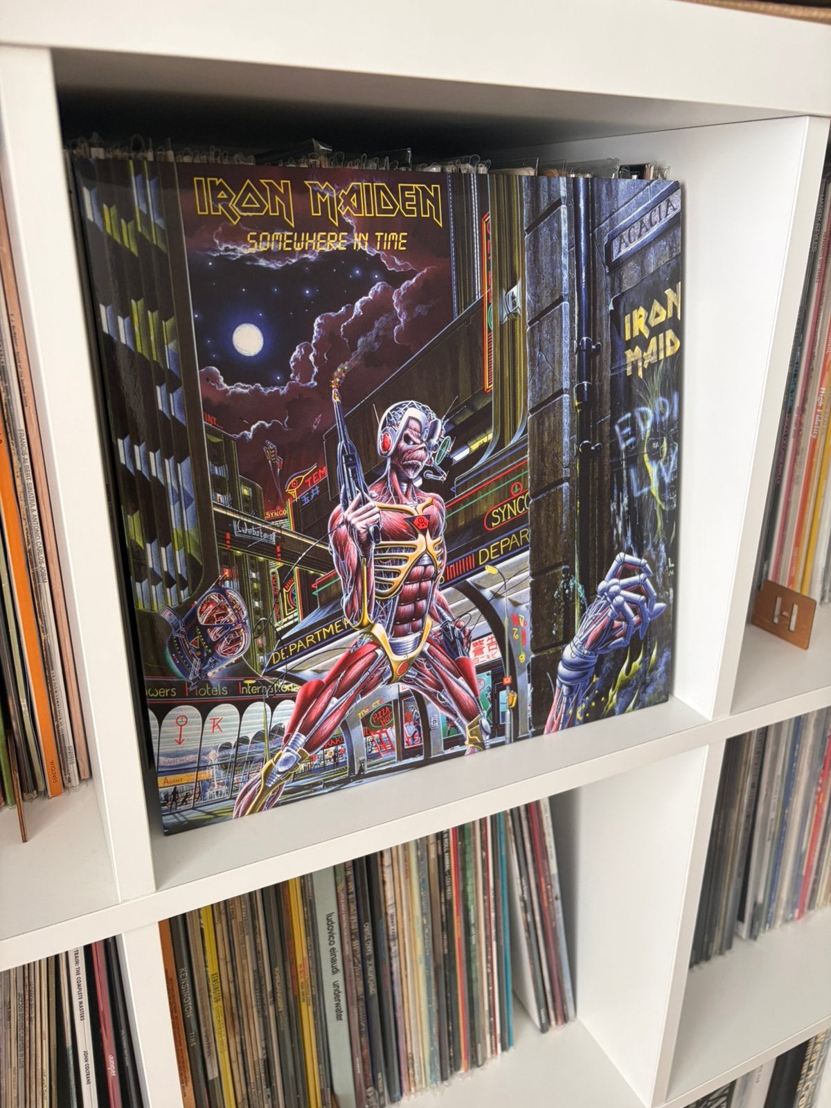 Iron Maiden - Somewhere In Time vinyl, Ophalen of Verzenden, Zo goed als nieuw, 12 inch, Poprock