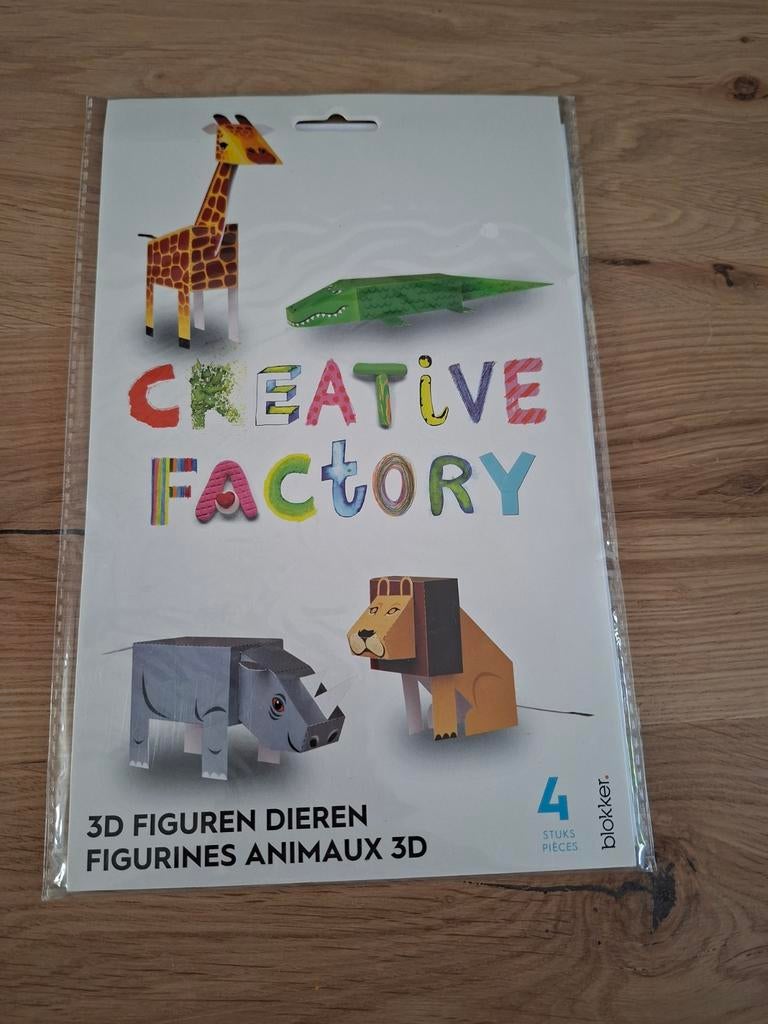 Nieuw: 3D dieren knutselen, Ophalen of Verzenden, Nieuw, Knutselen